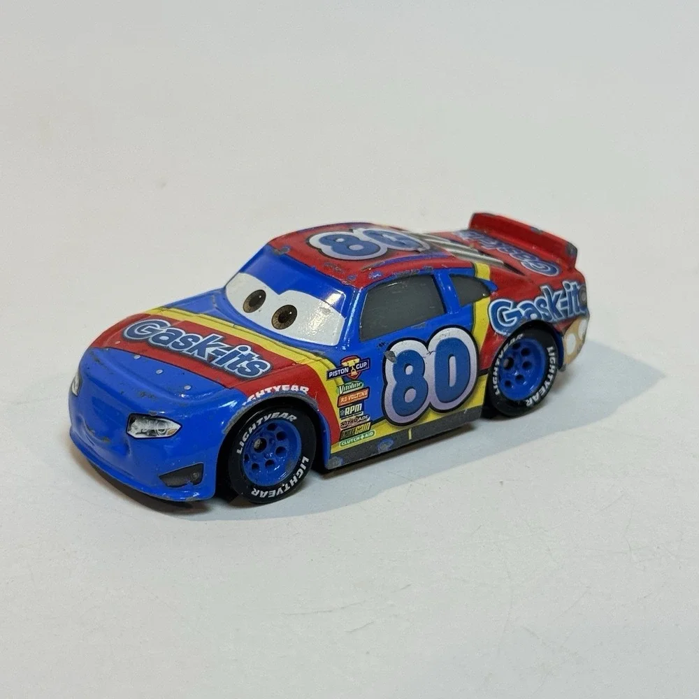 Disney Pixar Mattel Cars Character Gask-its #80 Loose Race Car GUC